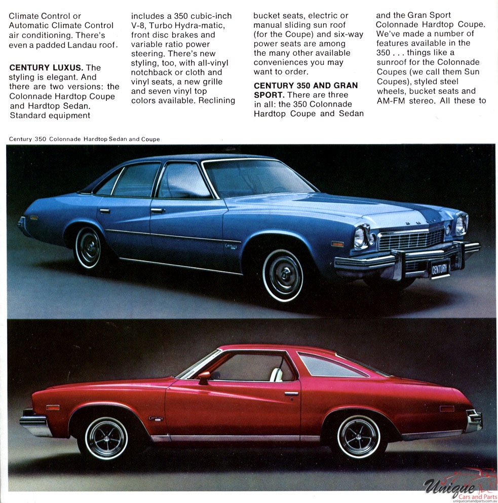 1974 Buick Century Brochure Page 6
